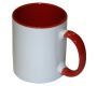 Кружка для сублимации Bulros белая с красной ручкой и внутри (36 шт) (арт. TP-R-cup-ReGR-___-036-Wi)