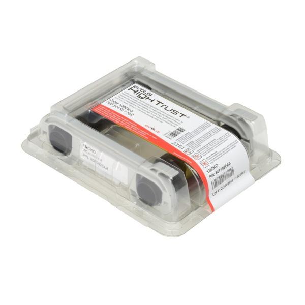 Лента для полноцветной печати Evolis YMCKO на 200 карт (арт. R5F002EAA)