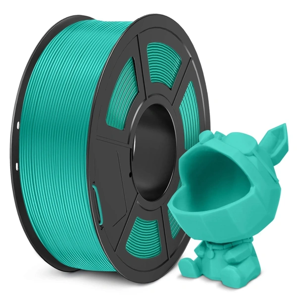 Филамент NVPRINT PLA Meta зеленый для 3D печати, диаметр 1.75мм, длина 330 метров, масса 1 кг.