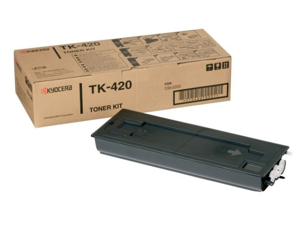 Оригинальный тонер-картридж Kyocera TK-420 (чёрный, 15000 стр.) (арт. 370AR010)