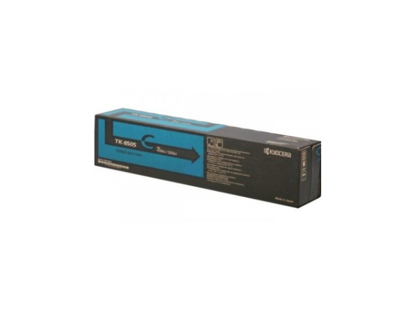 Оригинальный тонер-картридж Kyocera TK-8505C (голубой, 20000 стр.) (арт. 1T02LCCNL0)