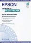 Бумага Epson Photo Quality Glossy Paper 141 гр/м2, 420 мм х 594 мм (20 листов) (арт. C13S041123)
