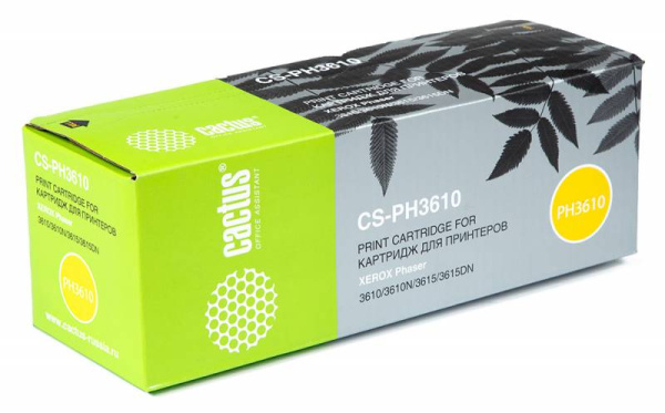 Картридж Cactus 106R02721 черный (5900стр.) для Xerox (арт. CS-PH3610)