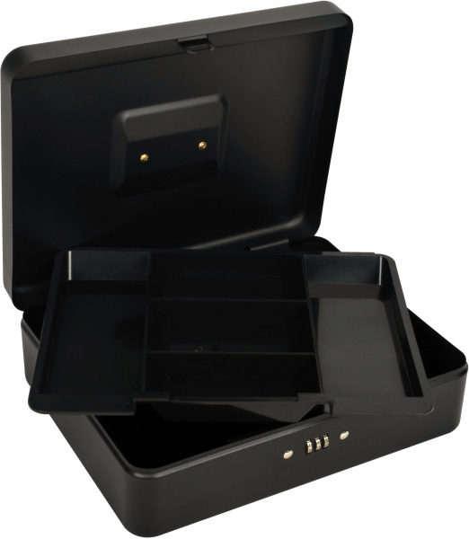 Ящик для денег Cactus (90x300x240, графитовый сталь, 1.76 кг) (арт. CS-DCB-004)