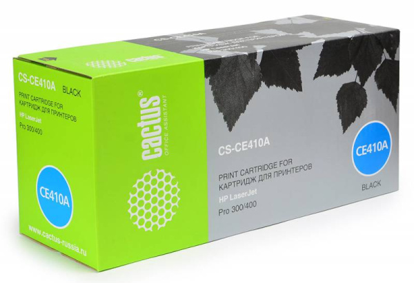 Картридж Cactus черный (2200стр.) для HP (арт. CS-CE410A)