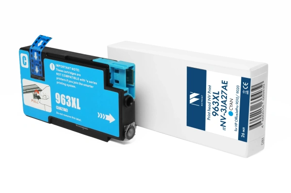 Струйный картридж NVP 963XL (NV-3JA27AE) Cyan для HP OfficeJetPro 9010/9020 (26 мл)