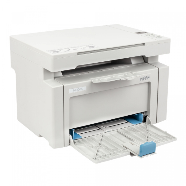 МФУ лазерное черно-белое HIPER M-1005 Gray (3-1), A4, LCD, USB (арт. M-1005 (Gr))