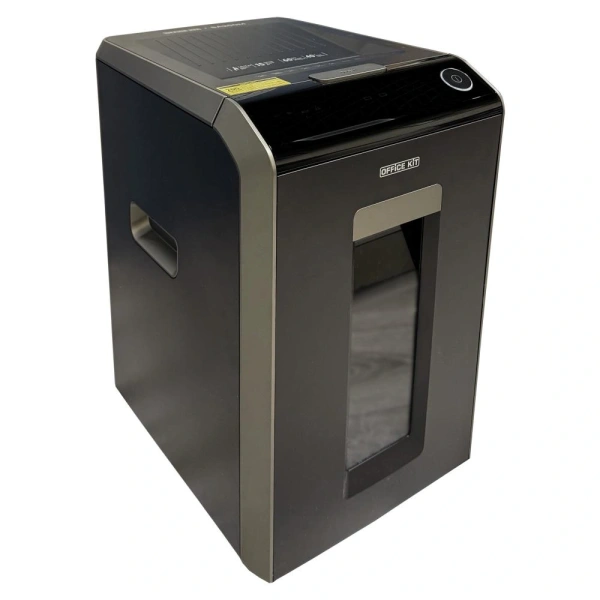 Шредер Office Kit SA200M с автоподачей, P-5, 1,9 x 10, 220 листов, 40 л., черный (арт. OK1910SA200M)