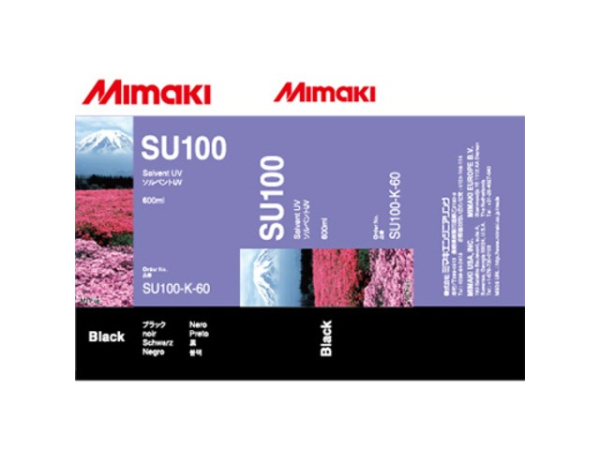 Картридж Mimaki SU100 Solvent UV ink Black 600ml (арт. SU100-K-60)