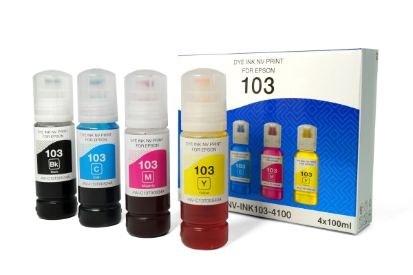 Чернила NVP 103 для принтеров Epson, набор 4 цвета по 100 мл