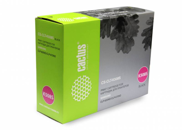 Картридж Cactus Тонер Картридж CS-CLT-K508S черный для Samsung (2500стр.) (арт. CS-CLT-K508S)