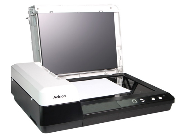 Сканер документов Avision AD130 с планшетным модулем (2017). Нагрузка 3000 страниц в день (арт. 000-0875-07G)