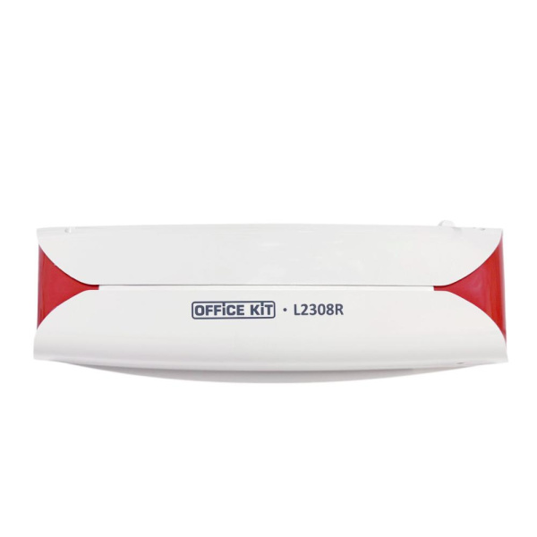 Ламинатор Office Kit L2308R, А4, 2 вала, 75-125 мкм, пластик, белый/красный (арт. L2308R)