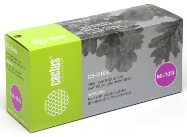 Картридж Cactus черный (2500стр.) для Samsung (арт. CS-D105L)