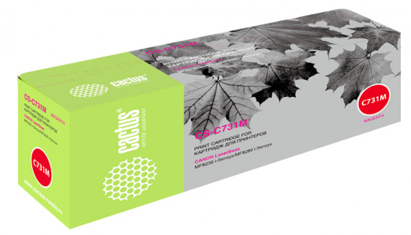 Картридж Cactus пурпурный (1800стр.) для Canon (арт. CS-C731M)