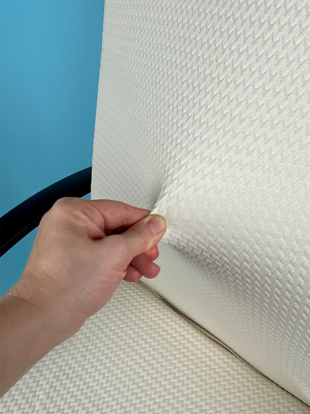 Чехол на компьютерное кресло ГЕЛЕОС 440Л (размер L, волна, бежевый) (арт. ГЧ00440Л)