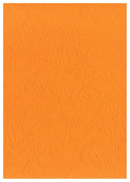 Картонные обложки для брошюровки Реалист кожа, А4, оранжевые (100 шт.) (арт. 3906)