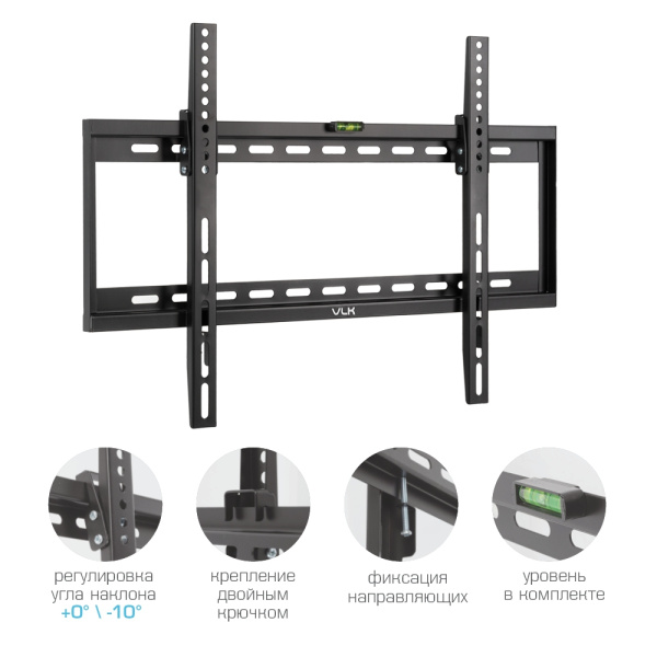 Кронштейн VLK TRENTO-32 чёрный для TV 32-90″ (арт. 51012)