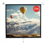 Экран для проектора SOK Cinema 220x220см Wallscreen 1:1 настенно-потолочный рулонный 123″ (арт. SCPSW-220x220)