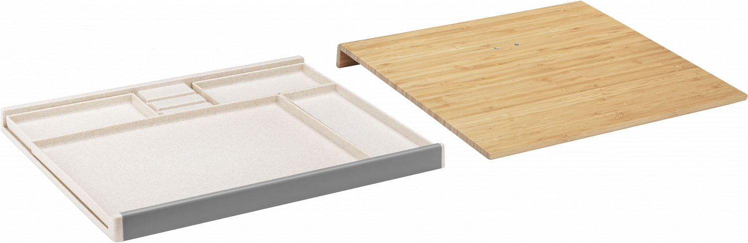 Подставка для ноутбука Cactus (402x346x36 мм, бамбук) (арт. CS-NB-BAMB)