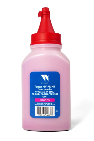 Тонер NVP для Kyocera ТК-5140/ТК-5150/ТК-5270/ТК-5280 Type2 (85г) Magenta