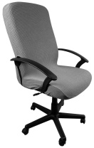 Чехол на компьютерное кресло ГЕЛЕОС 315Л (размер L, кубик, серый) (арт. ГЧ00315Л)