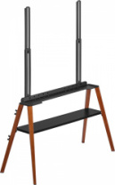 Подставка для телевизора Cactus (черный/орех, 49&quot;-75&quot;) (арт. CS-ST3647BKWN)
