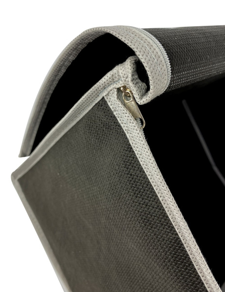 Кофр ГЕЛЕОС для стеллажей и антресолей, «Венге» / Темно-коричневый, 35х30х25 см (арт. ВНГ-24)