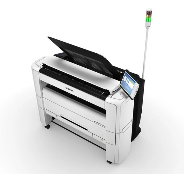 Лазерный широкоформатный принтер Canon plotWAVE T35 P1R CO с одним рулоном, без крышки (арт. PlotWave T35 P1R CO)