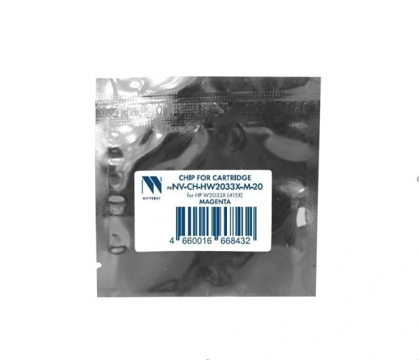 Чип NVP для HP W2033X (415X) Magenta (20шт) (6000 стр.)