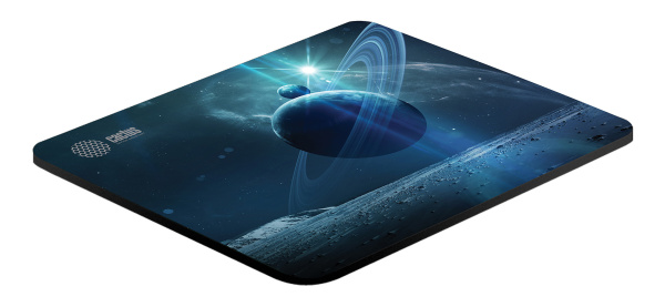 Коврик для мыши Cactus средний, черный, 300x250x2мм (арт. CS-MP-P03M)