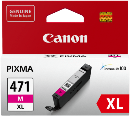 Оригинальный картридж Canon CLI-471XL M (пурпурный, увеличенной ёмкости 11 мл.) (арт. 0348C001)