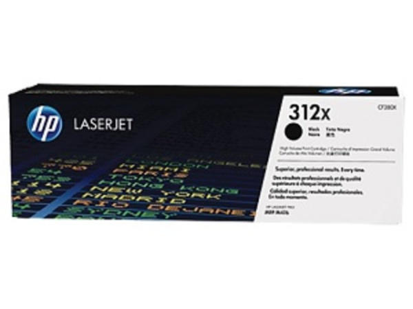 Картридж HP 312X High Yield Black Original LaserJet Toner Cartridge (арт. CF380X)