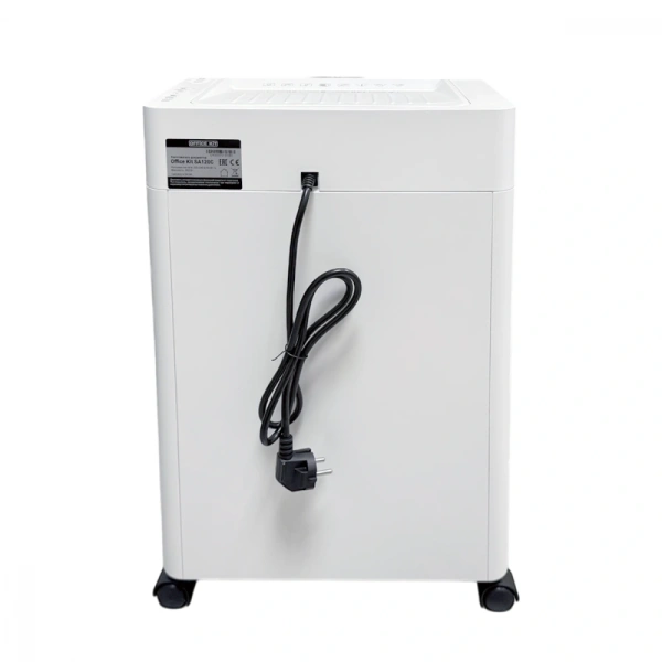 Шредер Office Kit SA120C с автоподачей, P-4, 3,9 x 10, 120 листов, 25 л., белый (арт. OK3910SA120C)