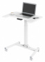 Стол для ноутбука Cactus VM-FDE101, столешница МДФ, белый, 80x60x123 см (арт. CS-FDE101WWT)