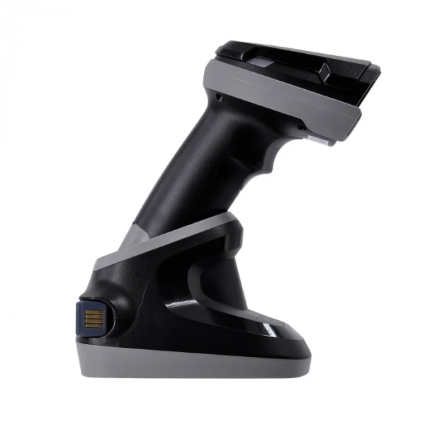 Беспроводной сканер штрих-кода Mertech CL-2410 BLE Dongle P2D USB black + зарядно-коммуникационная подставка (Cradle) (арт. 4886)