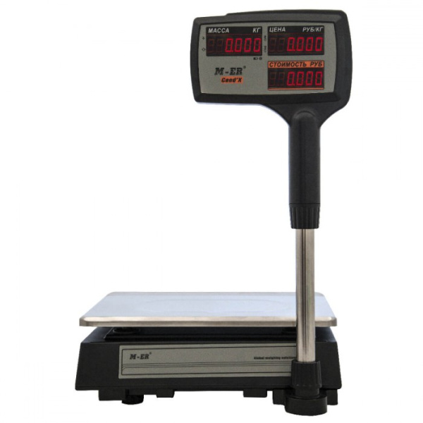 Настольные весы MERCURY M-ER 327ACPX-15.2 LED Black (арт. 3034)