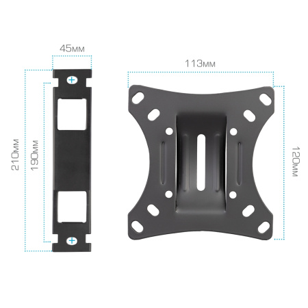 Кронштейн VLK TRENTO-3 чёрный для TV 10-32″ (арт. 51003)
