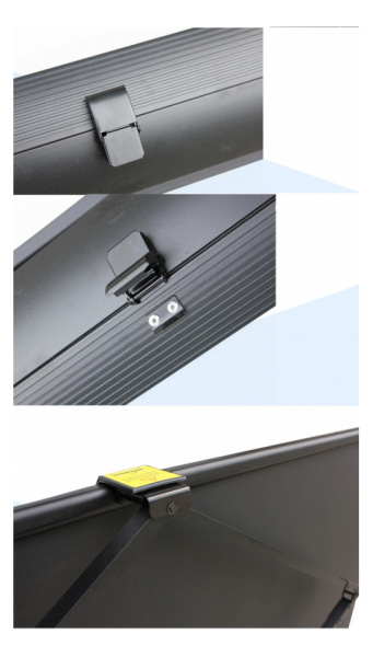 Экран для проектора SOK Cinema 16:9 напольный, переносной, ручной, 163x92см, черный (арт. SCPSF-163x92)