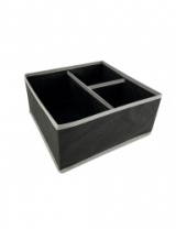 Органайзер ГЕЛЕОС для хранения белья, «Венге» / Темно-коричневый, 28х28х13 см (арт. ВНГ-12М) Органайзер ГЕЛЕОС для хранения белья, «Венге» / Темно-коричневый, 28х28х13 см (арт. ВНГ-12М)