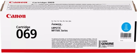 Тонер-картридж Canon 069 Cyan (1900 стр.) (арт. 5093C002)