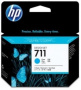 Картридж HP 711 3-Pack 29-ml Cyan Ink Cartridge (арт. CZ134A)