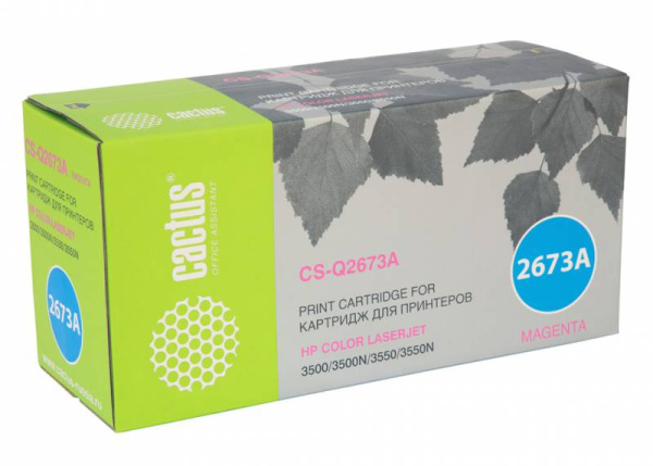 Картридж Cactus Тонер Картридж CS-Q2673A пурпурный для HP (4000стр.) (арт. CS-Q2673A)
