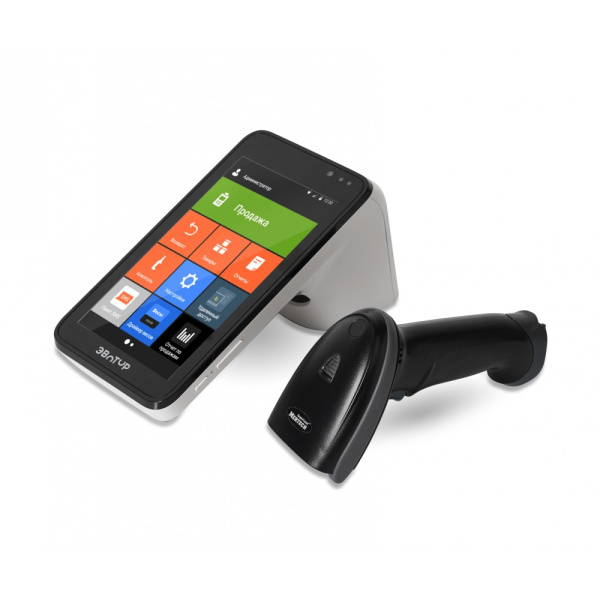 Проводной двумерный сканер Mertech 2210 P2D USB, USB эмуляция RS232 black, 2 m cable (арт. 4809)