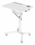 Стол для ноутбука Cactus VM-FDS101B, столешница МДФ, белый, 70x52x107 см (арт. CS-FDS101WWT)